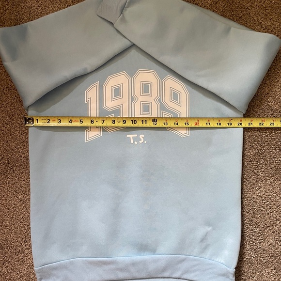 Taylor Swift Light Blue Crew Neck Sweater - Picture 7 of 7